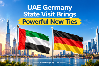 UAE Germany state visit meeting between Sheikh Mohamed and German leaders
