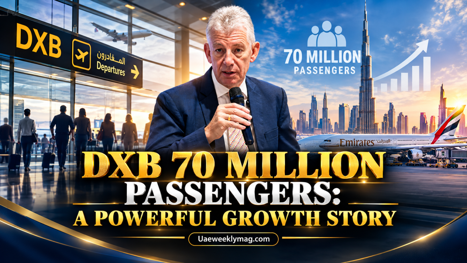 DXB 70 million passengers milestone expected for Dubai International Airport