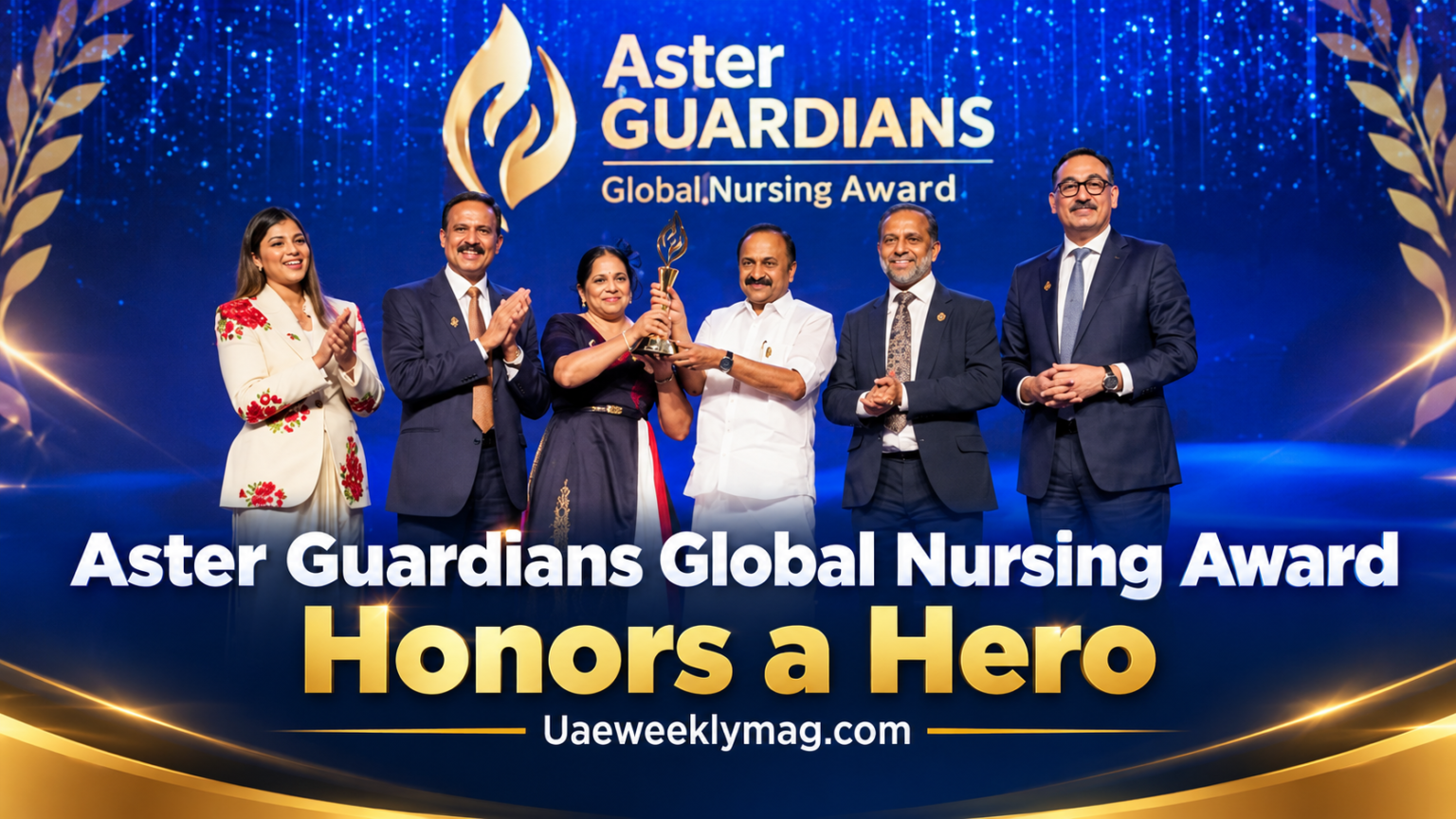 Aster Guardians Global Nursing Award winner supporting organ donation awareness