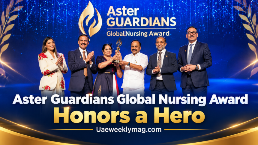 Aster Guardians Global Nursing Award winner supporting organ donation awareness