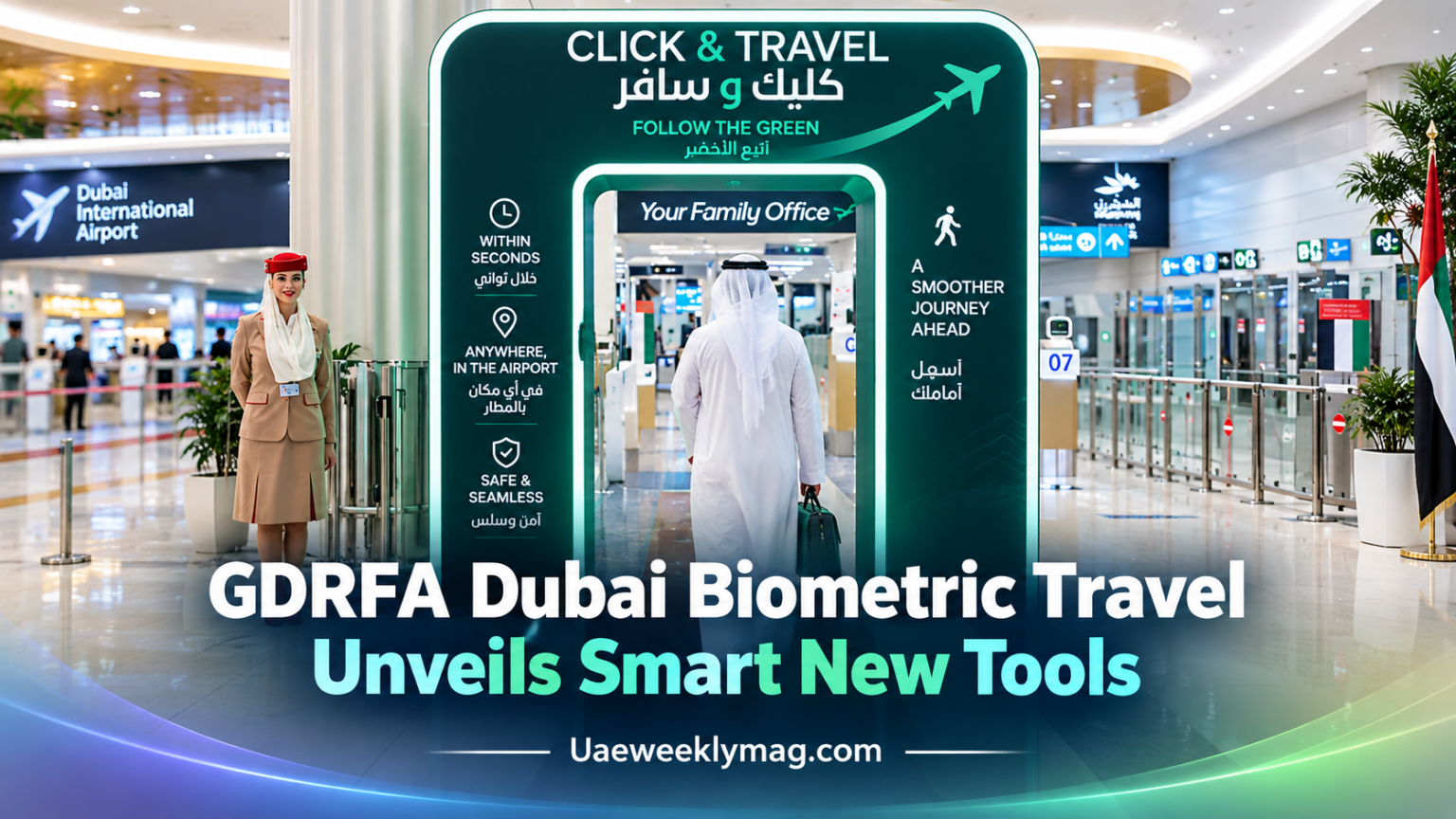 GDRFA Dubai biometric travel technology showcased at Arabian Travel Market