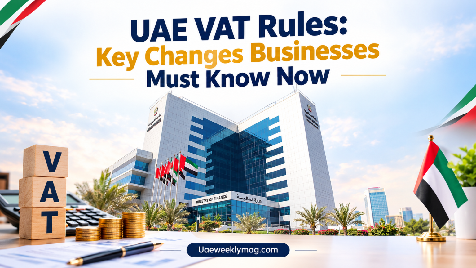 UAE VAT rules and tax changes announced in 2026