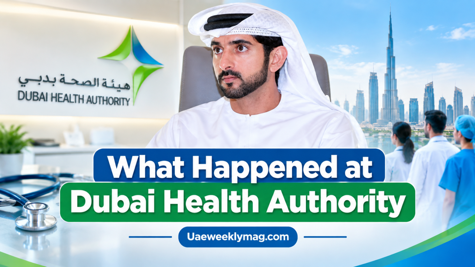 Dubai Health Authority new CEOs announcement photo